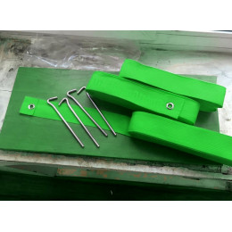 Разметка для пляжного футбола 28х37м - зеленый (ленты)