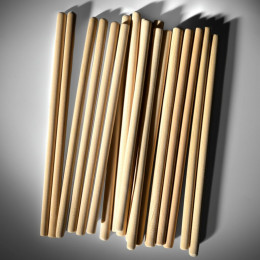 Палка гимнастическая деревянная 90см (22мм)