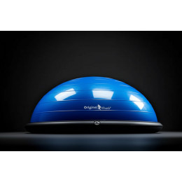 Полусфера BOSU гимнастическая, 58см., (серая) в комплекте с эспандером и насосом (B31659) BOSU044-18