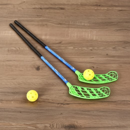 Клюшка для флорбола детская 65 см с мячом